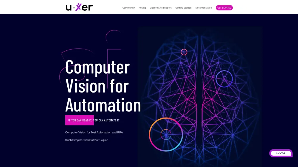 U-xer: Automate Web/Desktop Apps with Computer Vision & Simplify RPA Today