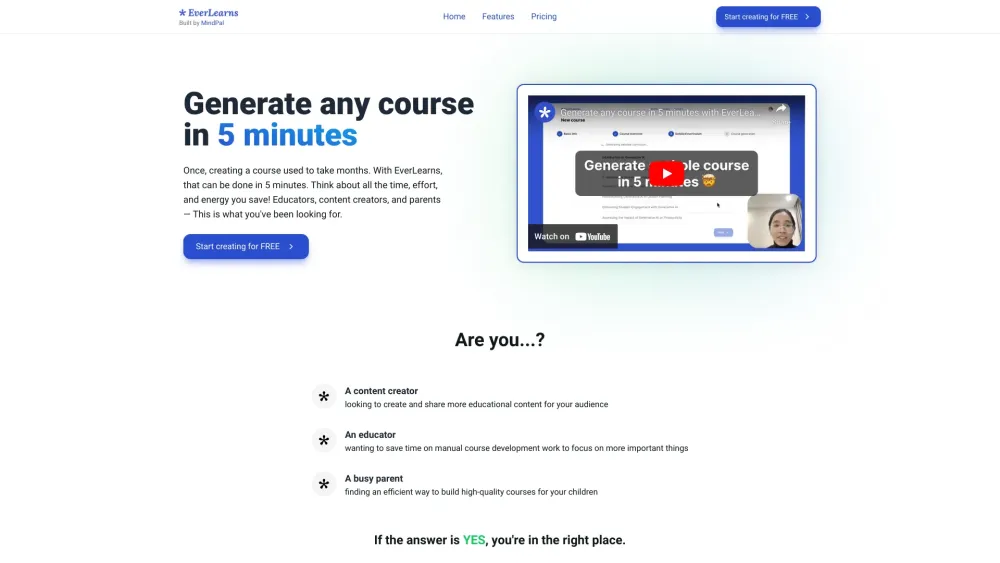 EverLearns: AI-Enhanced, Personalized, Interactive, All Subjects Growth