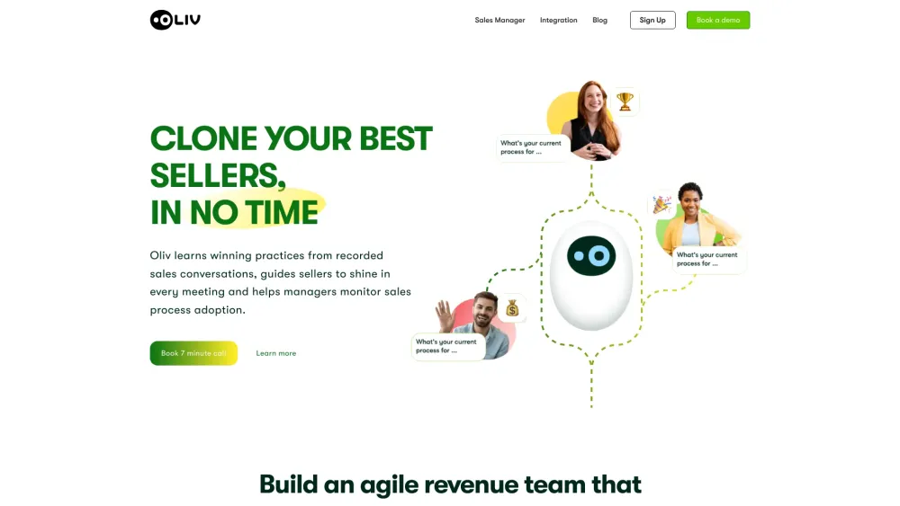 Oliv: AI-Driven Insights, Boost Productivity, Close Deals Faster