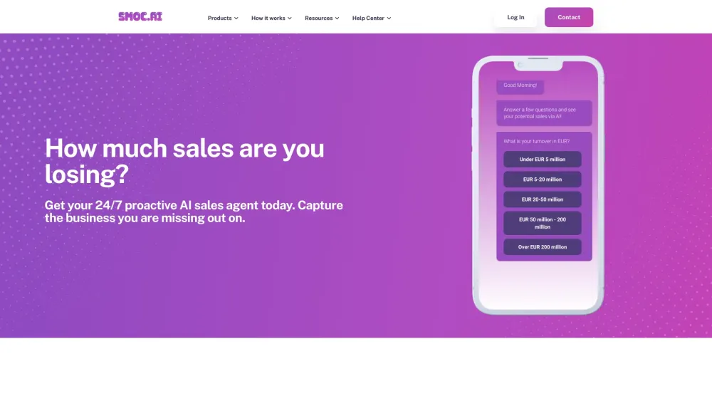 SMOC.AI: 24/7 Digital Sales Agent Boosting Conversions & Revenue