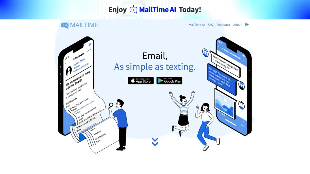 MailTime: Quick Email as Texting - Send & Receive Instantly
