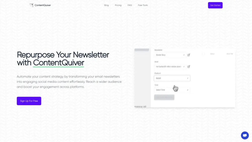ContentQuiver: AI-Powered Newsletter Repurposing for Social Media : Auto-Generate Optimized Posts for Reddit, LinkedIn, Twitter & More!