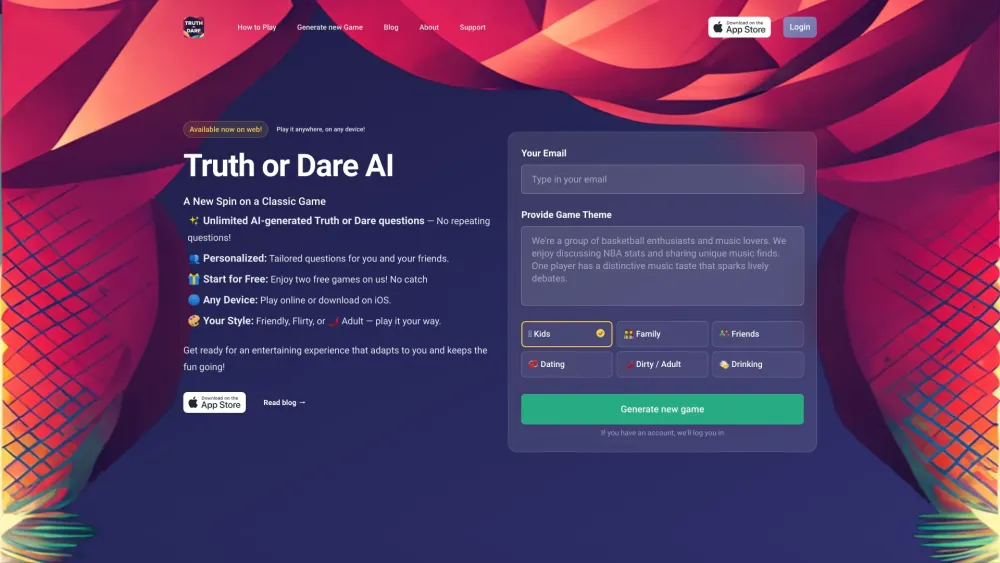 Truth or Dare AI: Spark Creativity, Challenge Limits