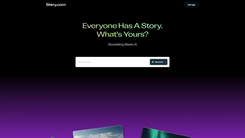 Story.com: AI Video Maker for Films, Books, TikToks