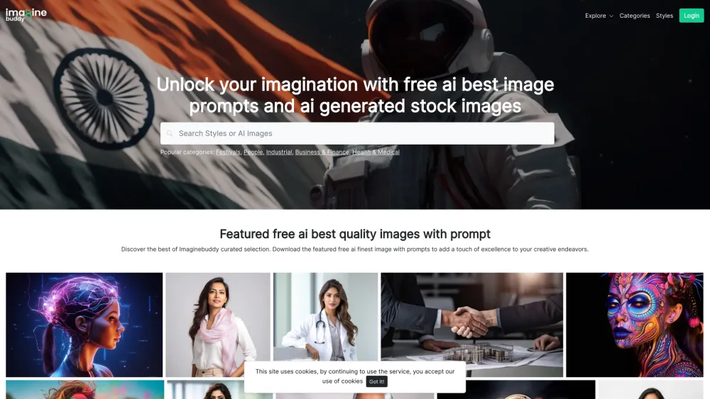 Imaginebuddy: AI Stock Images & Creative Prompts for Creators
