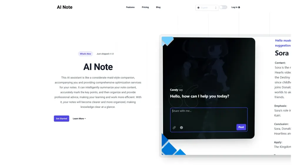 AI Note Helper: Smart Summarizing, Key Points & Efficiency Boosting