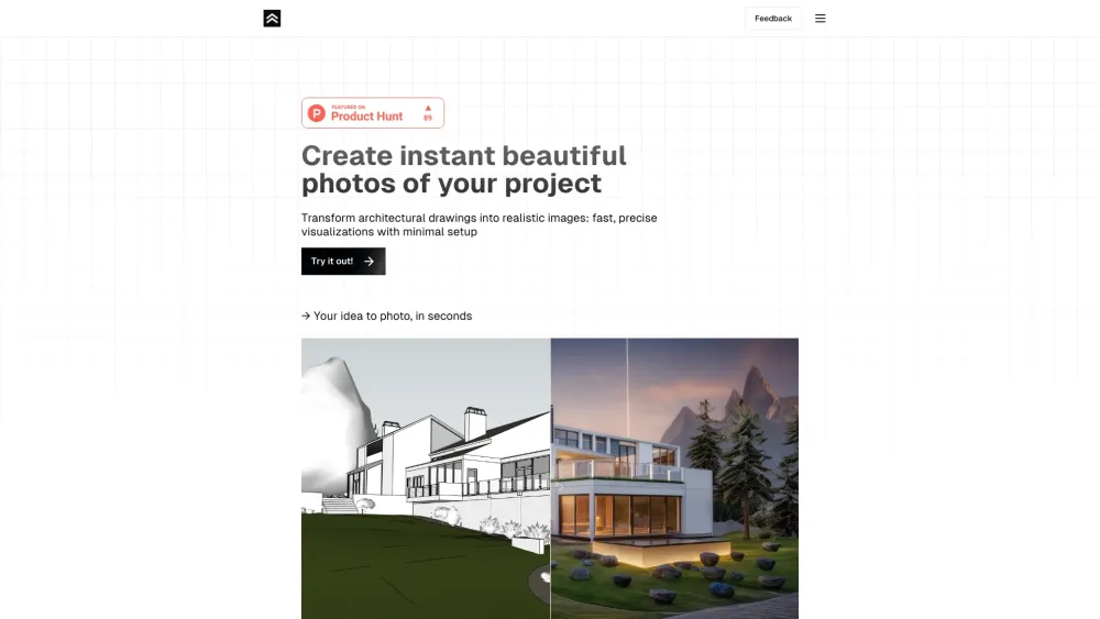 Instant Renders: Stunning Project Photos in Seconds