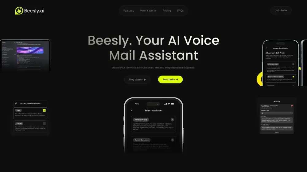 Beesly AI: Missed Call & Task Handler via Human-Like Chats