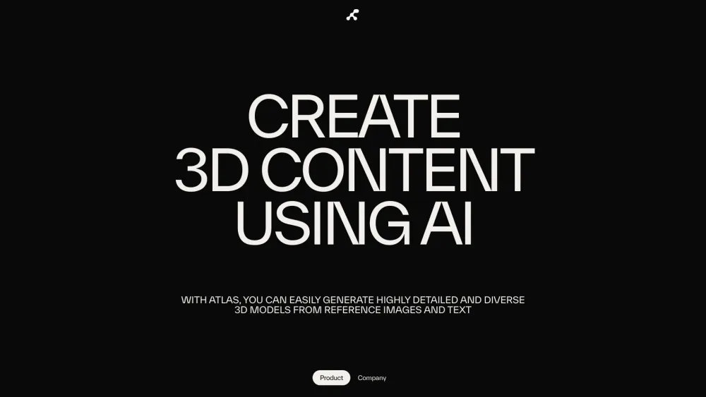 Atlas: AI-Powered 3D & Virtual World Creation in Seconds