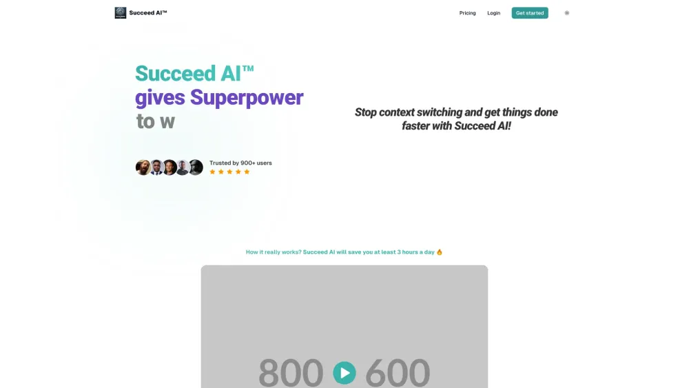 Succeed AI: Minimalist, Focus-Boosting macOS App for Productivity