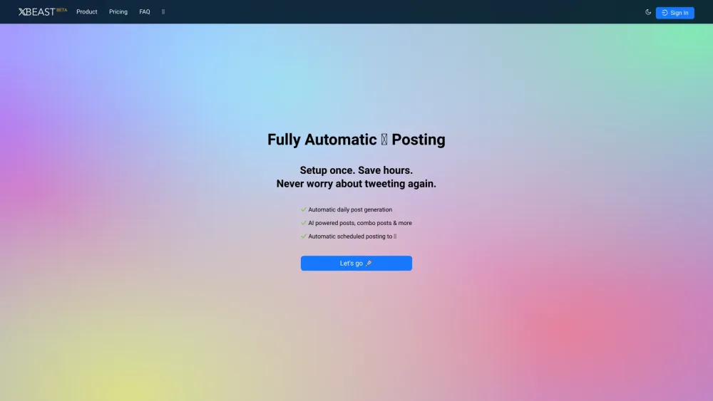 X Beast: Automate Post Creation, Scheduling, Save Time, Boost Engagement