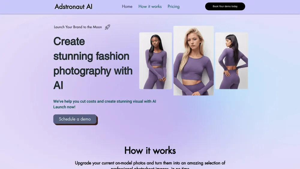 Adstronaut: AI-Powered Fashion Photography : Capture, Edit, Elevate