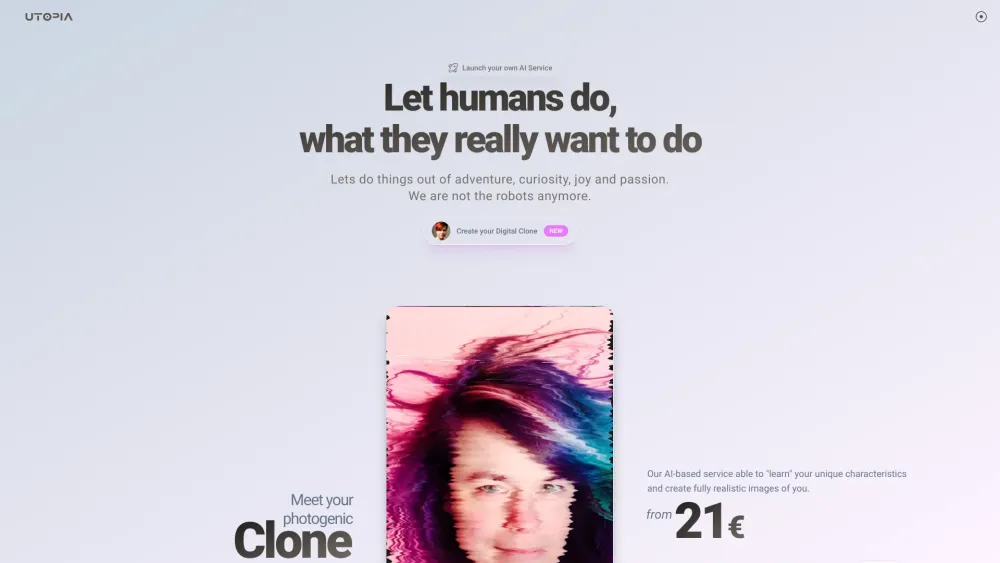 Utopia Express: AI Creates Realistic Personal Images