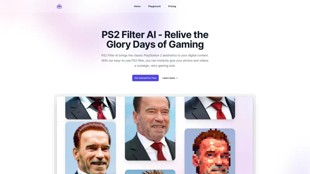 PS2 Filter AI : Low-Res Charm, Scanlines, Nostalgic Distortion