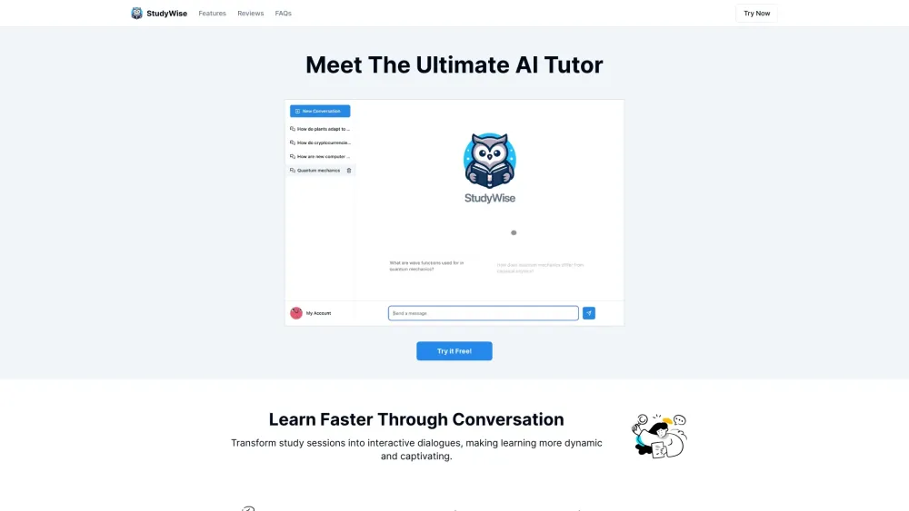 StudyWise: AI-Powered Personalized Learning Conversations