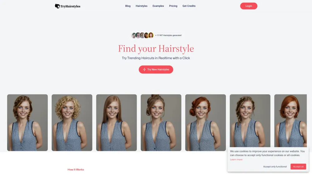 TryHairstyles: AI-Powered Virtual Styling, No Scissors Needed