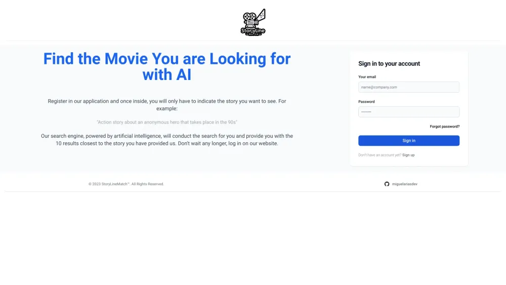 Storylinematch: Movie Finder From Brief Descriptions, Precise Matches