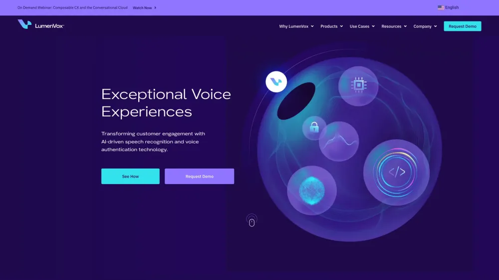 LumenVox : AI Speech Recognition & Voice Authentication for Secure Experiences