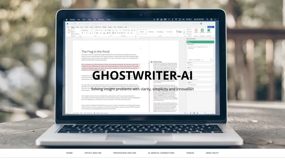 Ghostwriter Add-ins: AI Boosts, Productivity Tools, Fresh Ideas