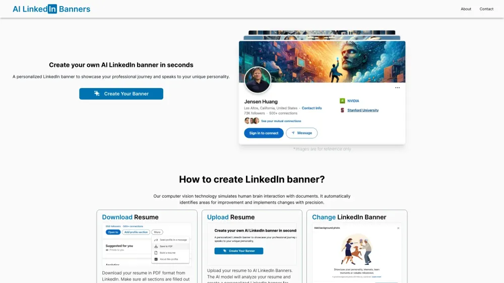 AI LinkedIn Banners : Custom Career Story in Seconds