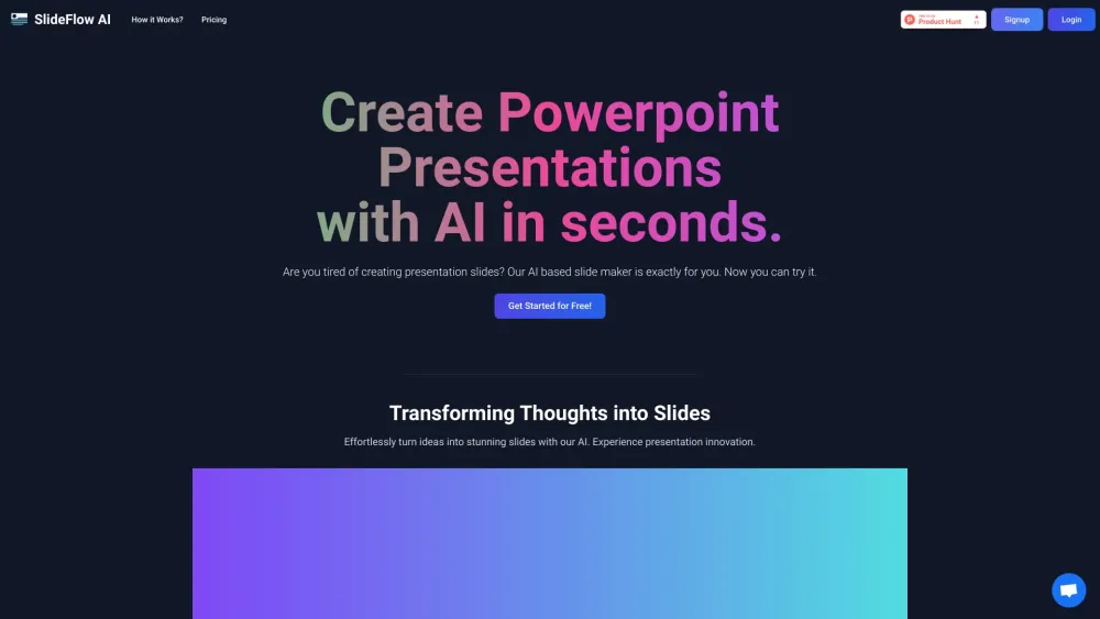 SlideFlow AI: Smart Design, Custom Backgrounds, AI Magic