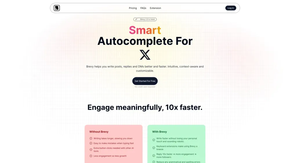 Brevy: Autocomplete for x.com Posts, DMs, Replies & Efficiency Boost