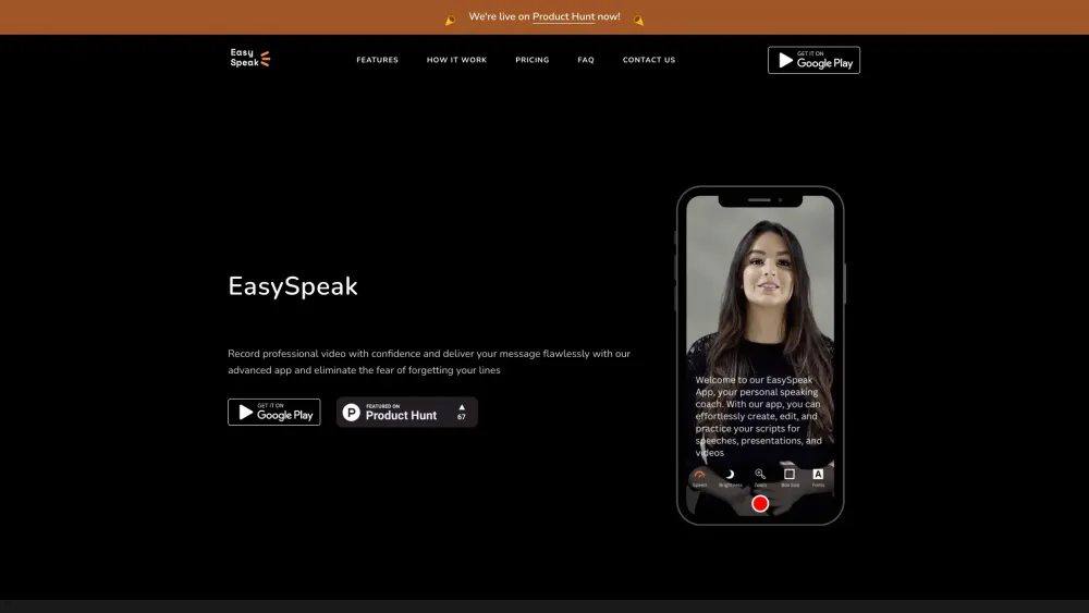 EasySpeak: AI Teleprompter, Seamless Scrolling, Elevate Videos