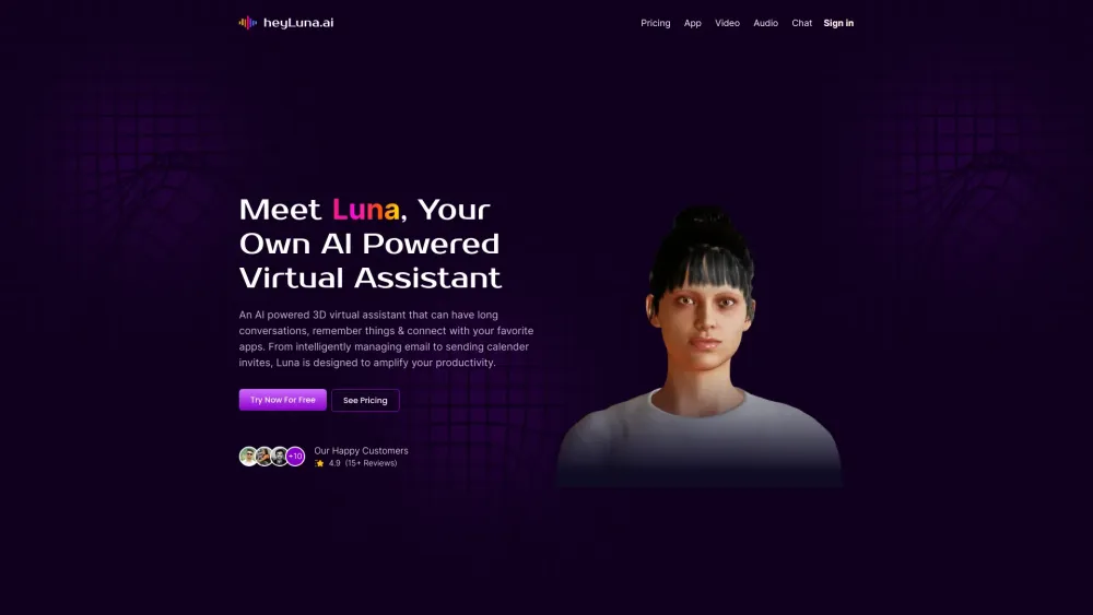 HeyLuna.ai: AI Assistant with Memory, Simplifying Daily Tasks