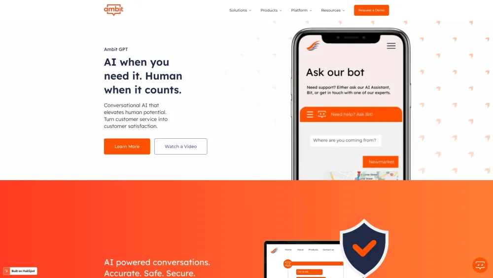 Ambit: AI Chatbot & Customer Service Automation Software : Boost Efficiency, Cut Costs, 24/7 Support