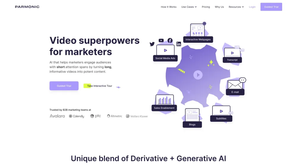 Parmonic: AI Video Assistant : Transform, Engage, Boost Conversions