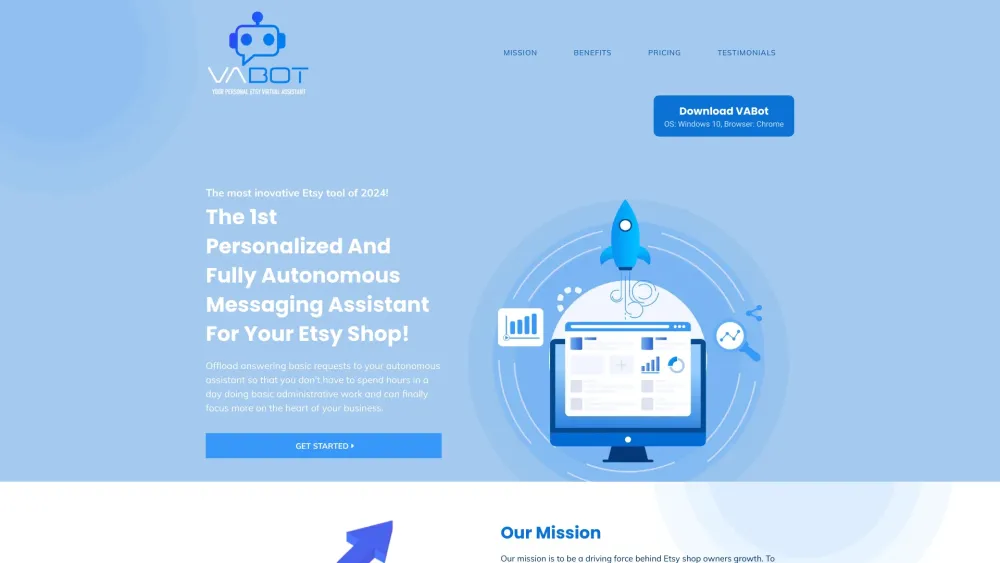 VABot: 24/7 Messaging, Faster Replies, Grow Etsy Shop Easily