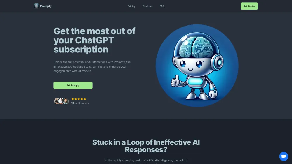 Prompty: Simplify AI, Precise Prompts, Boost Projects