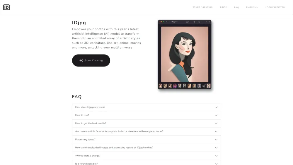 IDjpg: Transform Photos into Any Style While Keeping Personal Traits : Turn Your Photo into Art, Keep Features Intact IDjpg: Transform Photos into Any Style While Keeping Personal Traits : Turn Your Photo into Art, Keep Features Intact