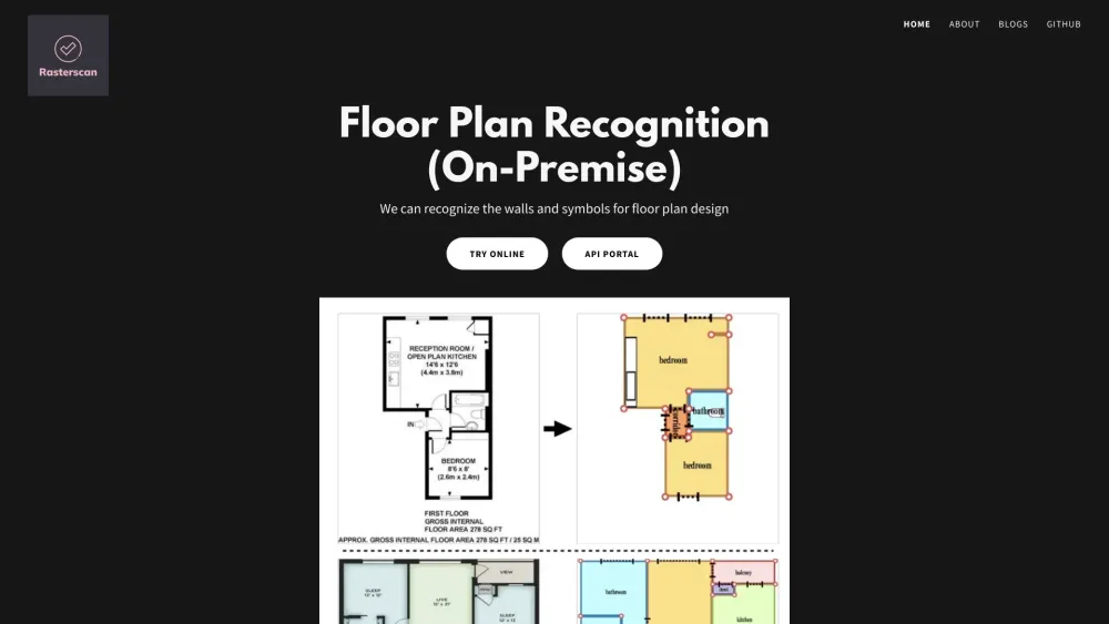On-Premise Floor Plan Recognition: AI Blueprint Analysis & Support