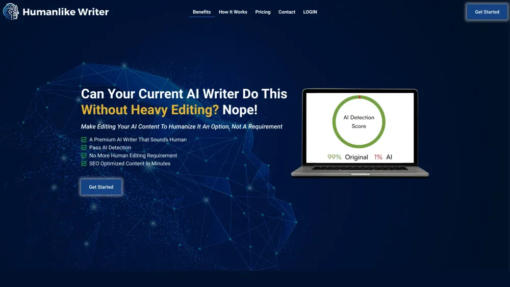 Humanlike Writer: Premium AI Writing, Bypasses Detection