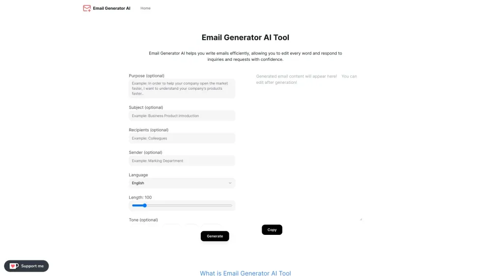 Email Generator AI Tool: Swift Emails, Accuracy, Boost Efficiency