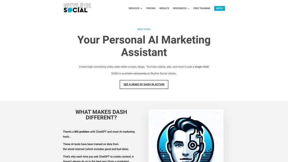 Skyline Social AI Assistant: Ads, Blogs, Scripts, VSLs Converter