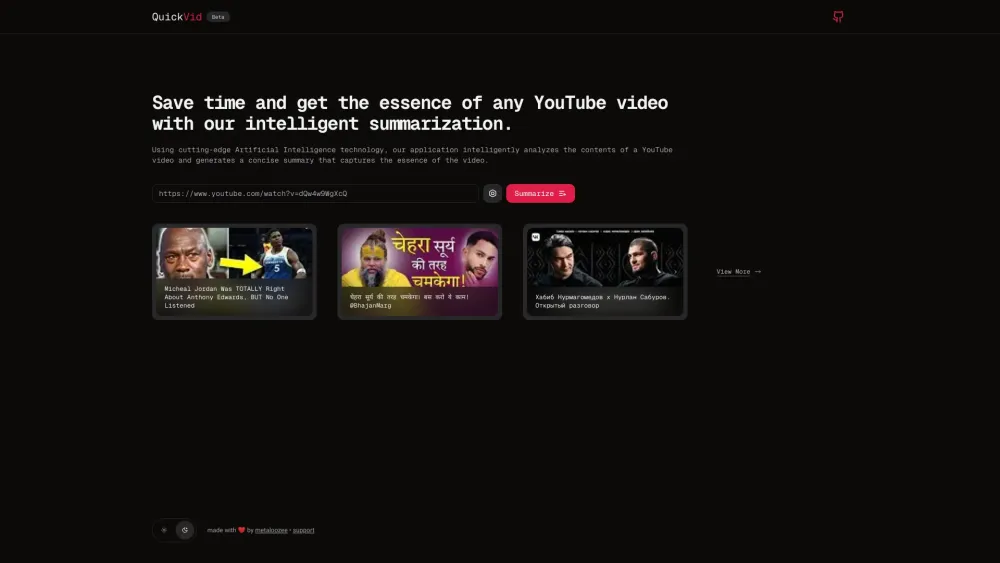 QuickVid: AI Summarization, Validation, Save Time, Boost Accuracy