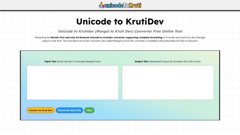 Unicode to Kruti Dev Converter: Free Real-Time Hindi Text Migration