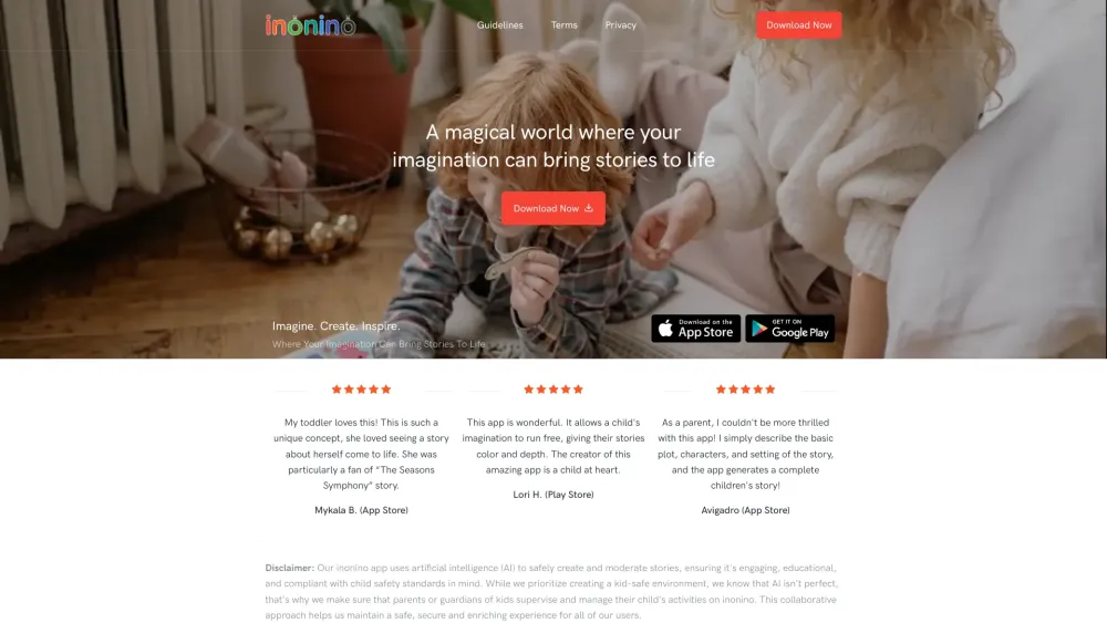 Inonino: Imagination, Cartoons, Music & Narrations