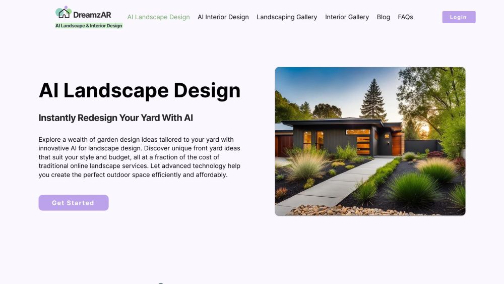 DreamzAR AI Landscape Design: Smart, Stunning Yard Makeover