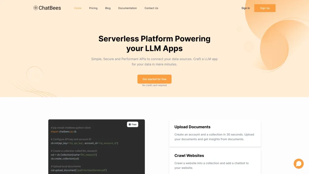 ChatBees: AI Search/Chat for Data, PDFs, CSVs, GDrive : 4.6-Rated Freemium Tool Boosts Efficiency