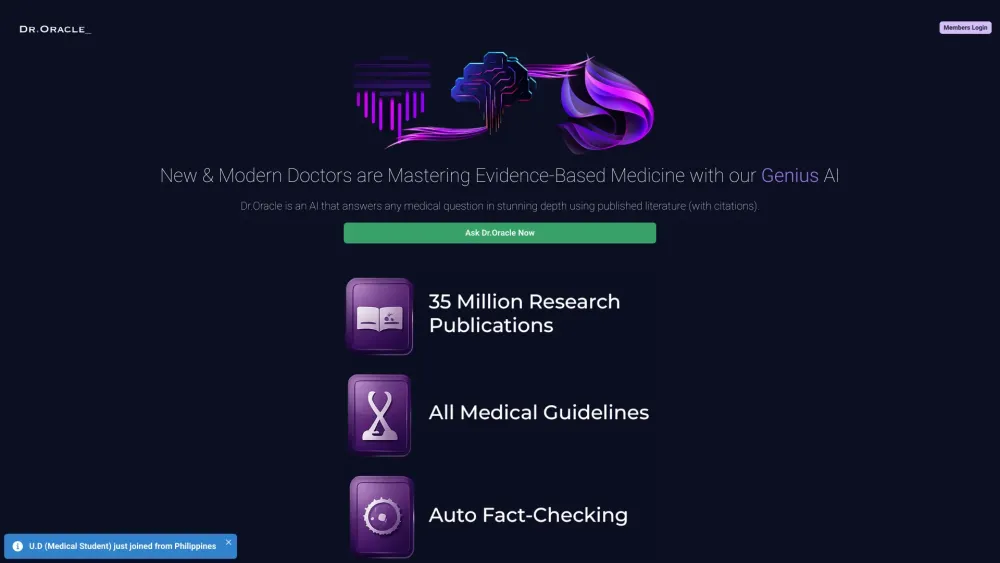 Dr.Oracle: AI-Powered, Fast, Accurate, Reliable Medical Research