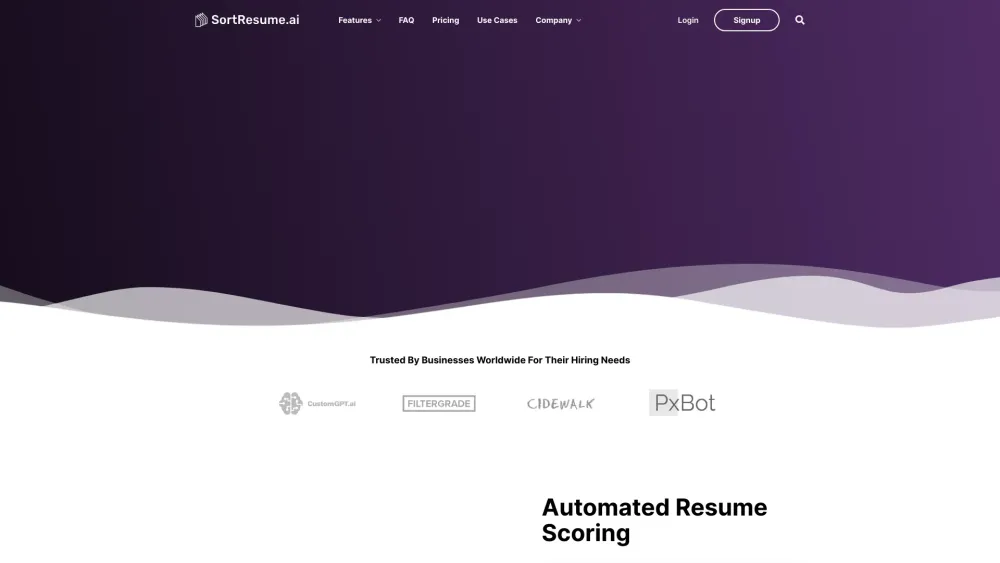 SortResume.ai : AI Resume Screening, Efficient Candidate Ranking