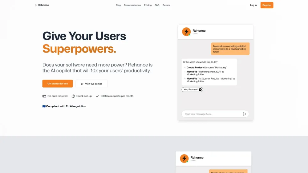 Rehance: AI Copilot Automates Tasks, Boosts SaaS Efficiency 10x