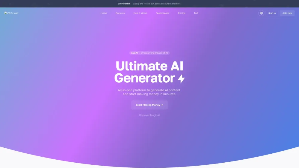 XW.AI : AI Writing Assistant for Ads, Emails, Blogs, Top Content