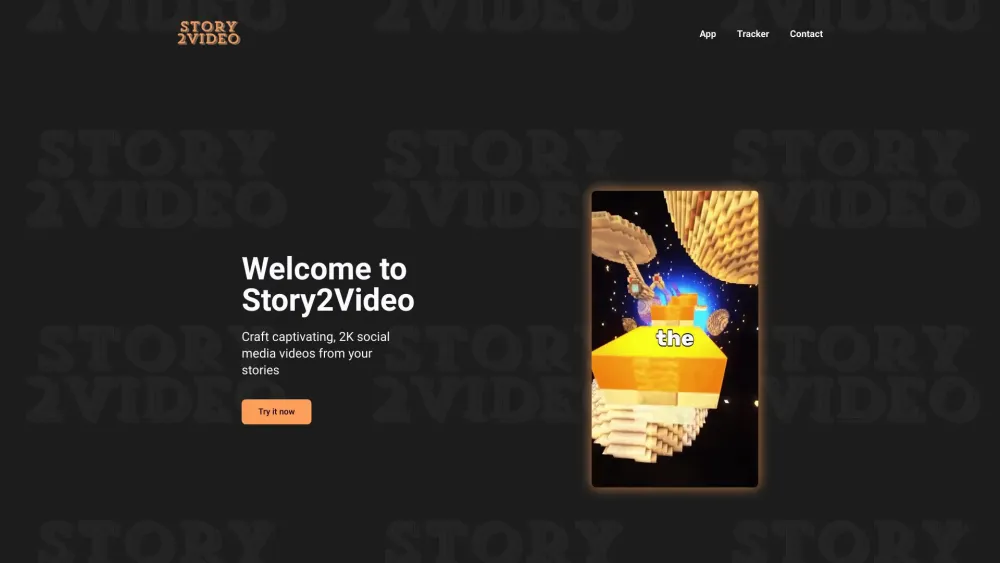 Story2Video: Customize Videos, Easy Personalization, High-Quality