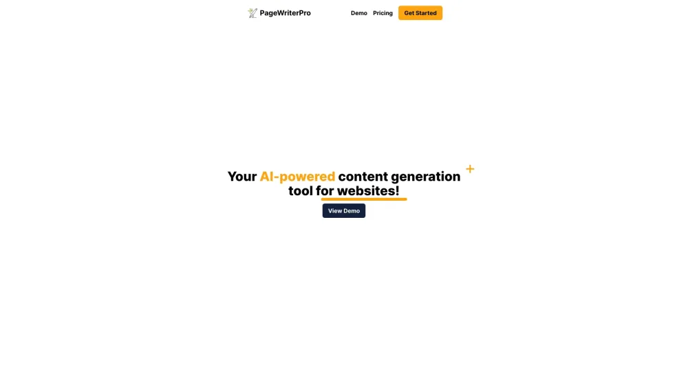 Page Writer Pro: AI-Driven, Fast, High-Quality Content Creation