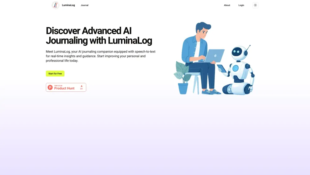 LuminaLog: AI Journaling, Speech-to-Text, Growth Insights
