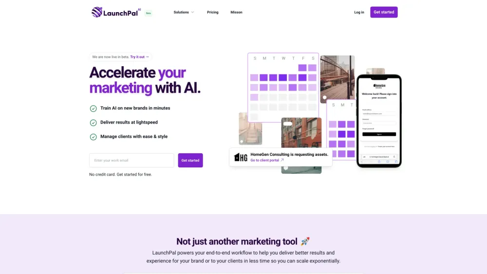 LaunchPal: AI Marketing Tool for Workflow Automation & Campaign Optimization